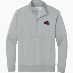 SPARTANBURG CHRISTIAN ACADEMY WARRIORS <span class="pdp-name-mascot">SPARTANBURG WARRIORS</span> Nike Men's Club Fleece Sleeve Swoosh 1/2-Zip Pullover Front Thumbnail