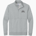 Minnetonka Skippers Nike Men's Club Fleece Sleeve Swoosh 1/2-Zip Pullover Front Thumbnail