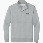 GULF BREEZE HIGH SCHOOL DOLPHINS Nike Men's Club Fleece Sleeve Swoosh 1/2-Zip Pullover Front Thumbnail