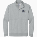 Hamilton Big Blue <span class="pdp-name-mascot">Hamilton Bull Dogs</span> Nike Men's Club Fleece Sleeve Swoosh 1/2-Zip Pullover Front Thumbnail
