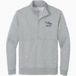 Blaker Kinser Sharks <span class="pdp-name-mascot">Blaker Kinser Sharks</span> Nike Men's Club Fleece Sleeve Swoosh 1/2-Zip Pullover Front Thumbnail