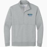 Pearson Panthers Nike Men's Club Fleece Sleeve Swoosh 1/2-Zip Pullover Front Thumbnail