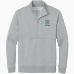 Communion of Saints School Sabres official sideline store Nike Men's Club Fleece Sleeve Swoosh 1/2-Zip Pullover Front Thumbnail