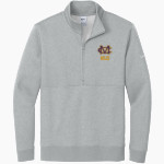 Miles Golden Bears <span class="pdp-name-mascot">Miles Golden Bear</span> Nike Men's Club Fleece Sleeve Swoosh 1/2-Zip Pullover Front Thumbnail
