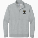 CRANDALL HIGH SCHOOL PIRATES Nike Men's Club Fleece Sleeve Swoosh 1/2-Zip Pullover Front Thumbnail