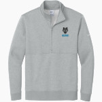 RIDGEVIEW HIGH SCHOOL WOLFPACK <span class="pdp-name-mascot">RIDGEVIEW WOLFPACK</span> Nike Men's Club Fleece Sleeve Swoosh 1/2-Zip Pullover Front Thumbnail