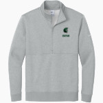 Calvary Christian Spartans <span class="pdp-name-mascot">Calvary Christian Spartans</span> Nike Men's Club Fleece Sleeve Swoosh 1/2-Zip Pullover Front Thumbnail
