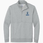 WENDELL PHILLIPS ACADEMY WILDCATS <span class="pdp-name-mascot">WENDELL PHILLIPS ACADEMY WILDCATS</span> Nike Men's Club Fleece Sleeve Swoosh 1/2-Zip Pullover Front Thumbnail