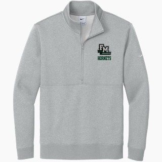 Nike Men's Club Fleece Sleeve Swoosh 1/2-Zip Pullover