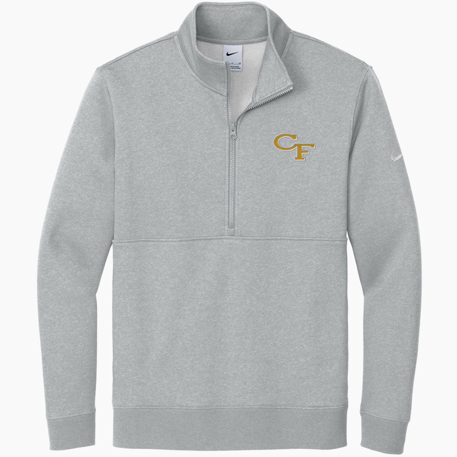 Cape Fear Colts <span class="pdp-name-mascot">Cape Fear Colts</span> Nike Men's Club Fleece Sleeve Swoosh 1/2-Zip Pullover