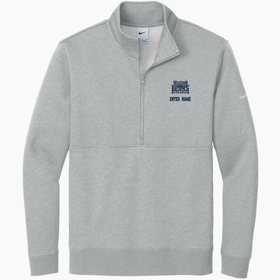 St. Joseph's University, New York <span class="pdp-name-mascot">St. Joseph's University, New York</span> Nike Men's Club Fleece Sleeve Swoosh 1/2-Zip Pullover