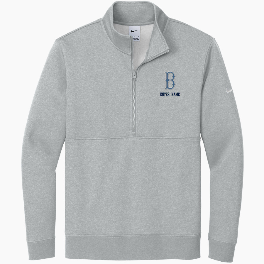 BLANCHESTER HIGH SCHOOL WILDCATS <span class="pdp-name-mascot">BLANCHESTER WILDCATS</span> Nike Men's Club Fleece Sleeve Swoosh 1/2-Zip Pullover