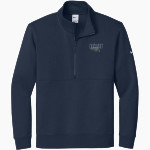 Oral Roberts Golden Eagles <span class="pdp-name-mascot">Oral Roberts Golden Eagles</span> Nike Men's Club Fleece Sleeve Swoosh 1/2-Zip Pullover Front Thumbnail