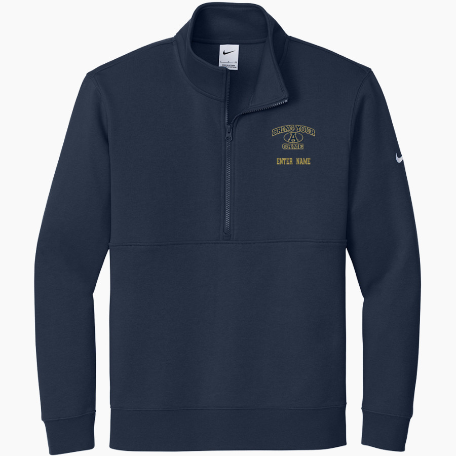 Alexander Central Cougars <span class="pdp-name-mascot">Alexander Central Cougars</span> Nike Men's Club Fleece Sleeve Swoosh 1/2-Zip Pullover