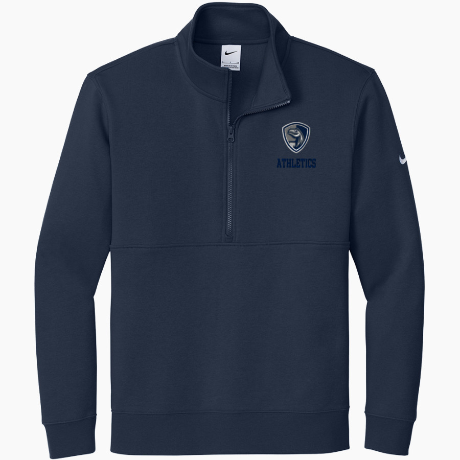 Liberal Arts and Science Academy Raptors Nike Men's Club Fleece Sleeve Swoosh 1/2-Zip Pullover