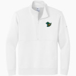 Delta College Pioneers Nike Men's Club Fleece Sleeve Swoosh 1/2-Zip Pullover Front Thumbnail