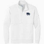 WEST GEAUGA HIGH SCHOOL WOLVERINES ONLINE STORE <span class="pdp-name-mascot">WEST GEAUGA WOLVERINES</span> Nike Men's Club Fleece Sleeve Swoosh 1/2-Zip Pullover Front Thumbnail