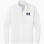 Panther Locker Spirit Wear Store Nike Men's Club Fleece Sleeve Swoosh 1/2-Zip Pullover Front Thumbnail