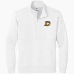 DEFOREST HIGH SCHOOL NORSKIES Nike Men's Club Fleece Sleeve Swoosh 1/2-Zip Pullover Front Thumbnail