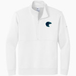 AUBURN RIVERSIDE HIGH SCHOOL RAVENS Nike Men's Club Fleece Sleeve Swoosh 1/2-Zip Pullover Front Thumbnail