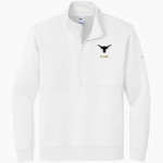 BIG SPRING HIGH SCHOOL STEERS <span class="pdp-name-mascot">BIG SPRING STEERS</span> Nike Men's Club Fleece Sleeve Swoosh 1/2-Zip Pullover Front Thumbnail