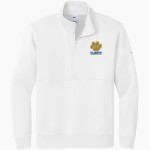 CULBRETH Cougars <span class="pdp-name-mascot">GREY CULBRETH MIDDLE SCHOOL Cougars</span> Nike Men's Club Fleece Sleeve Swoosh 1/2-Zip Pullover Front Thumbnail