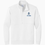 MOUNT MARKHAM HIGH SCHOOL MUSTANGS <span class="pdp-name-mascot">MOUNT MARKHAM MUSTANGS</span> Nike Men's Club Fleece Sleeve Swoosh 1/2-Zip Pullover Front Thumbnail