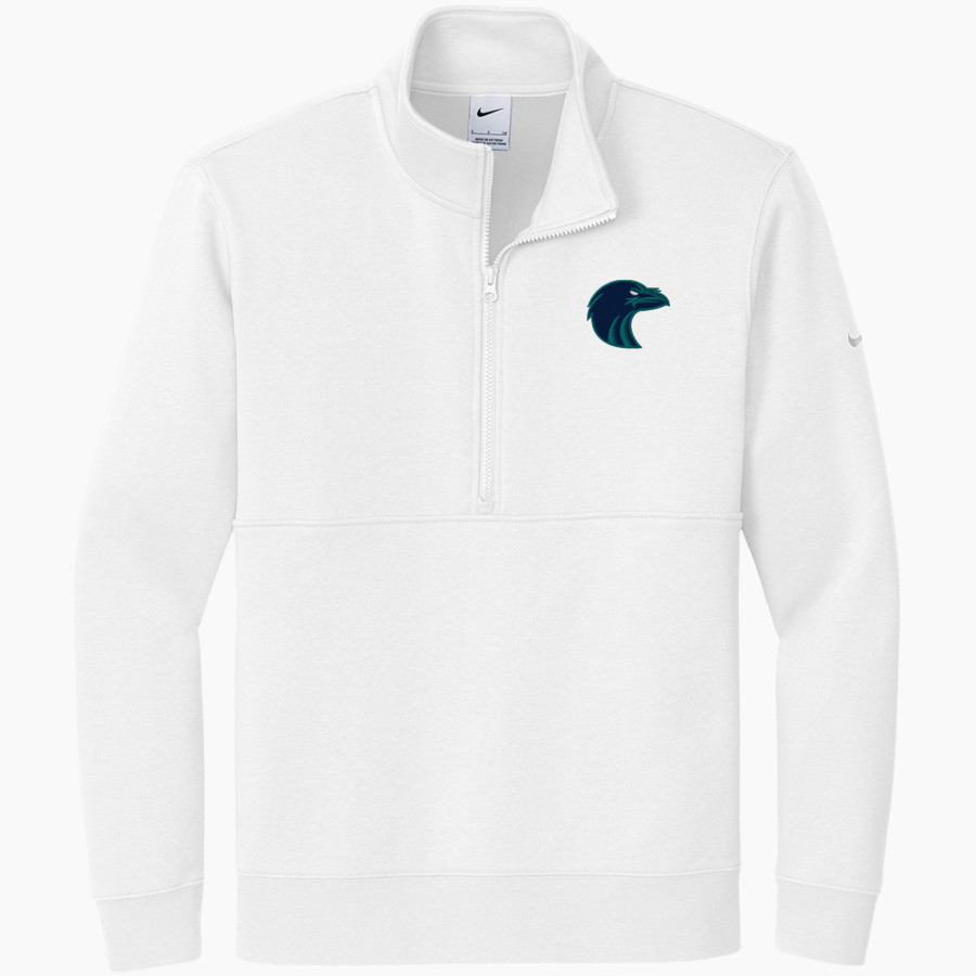 AUBURN RIVERSIDE HIGH SCHOOL RAVENS Nike Men's Club Fleece Sleeve Swoosh 1/2-Zip Pullover