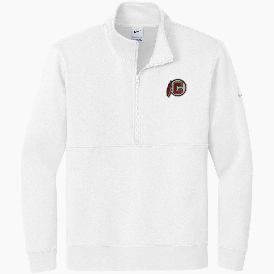 Creekside Seminoles Nike Men's Club Fleece Sleeve Swoosh 1/2-Zip Pullover