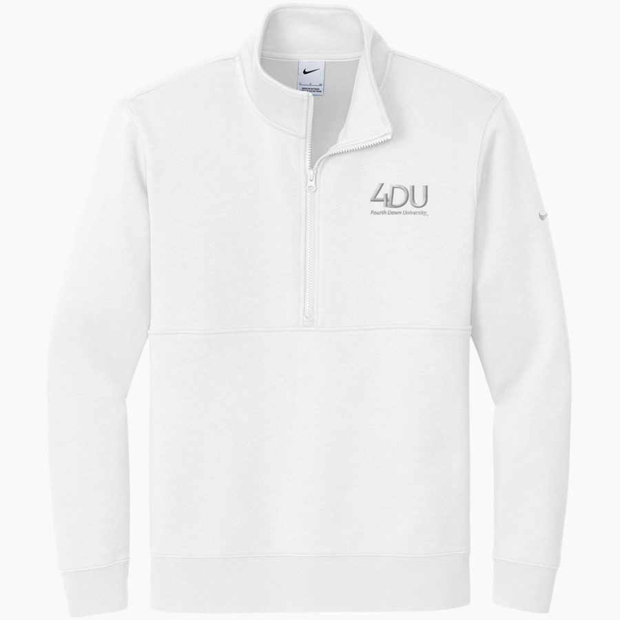 4th Down University 4th Down University <span class="pdp-name-mascot">4th Down University</span> Nike Men's Club Fleece Sleeve Swoosh 1/2-Zip Pullover