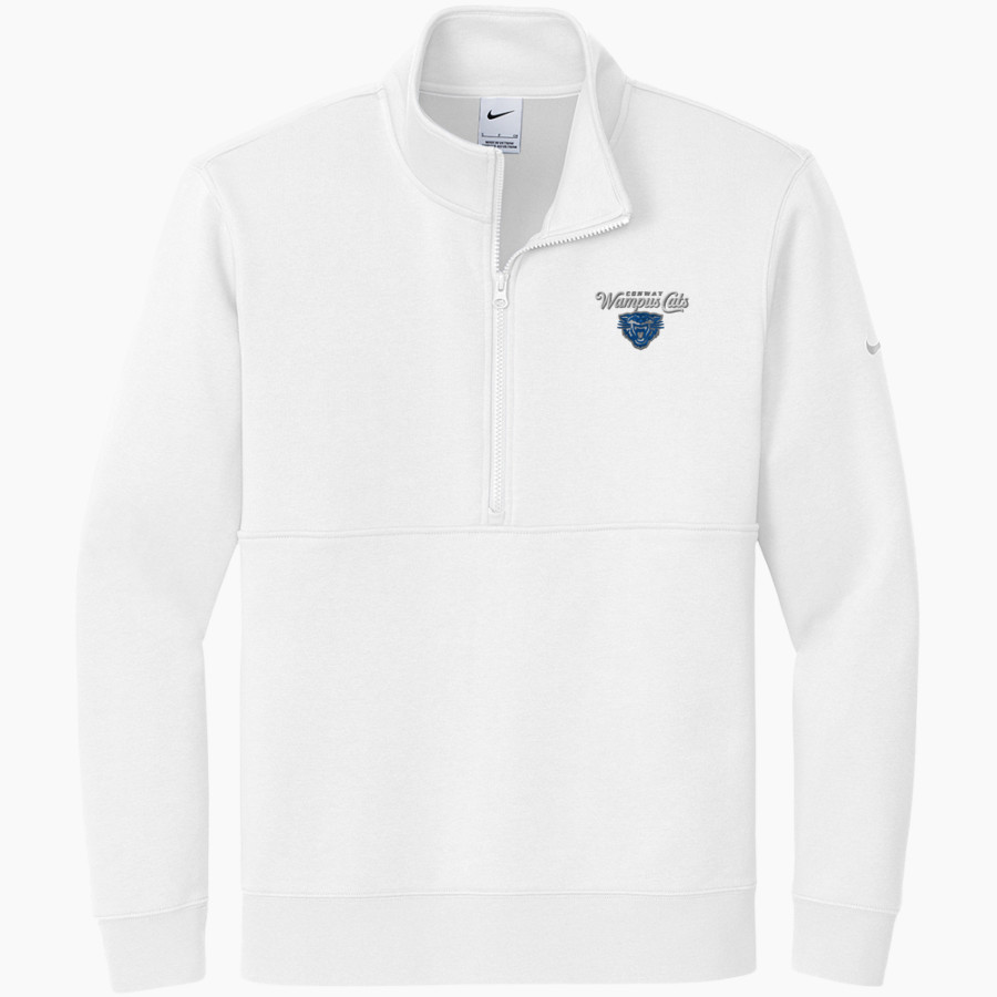 CONWAY HIGH SCHOOL-WEST CAMPUS WAMPUS CATS <span class="pdp-name-mascot">CONWAY WAMPUS CATS</span> Nike Men's Club Fleece Sleeve Swoosh 1/2-Zip Pullover