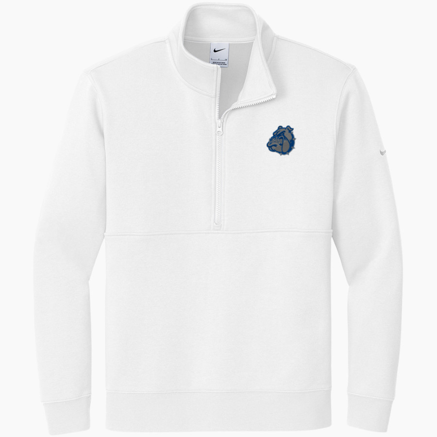 DURAND HIGH SCHOOL BULLDOGS <span class="pdp-name-mascot">DURAND BULLDOGS</span> Nike Men's Club Fleece Sleeve Swoosh 1/2-Zip Pullover