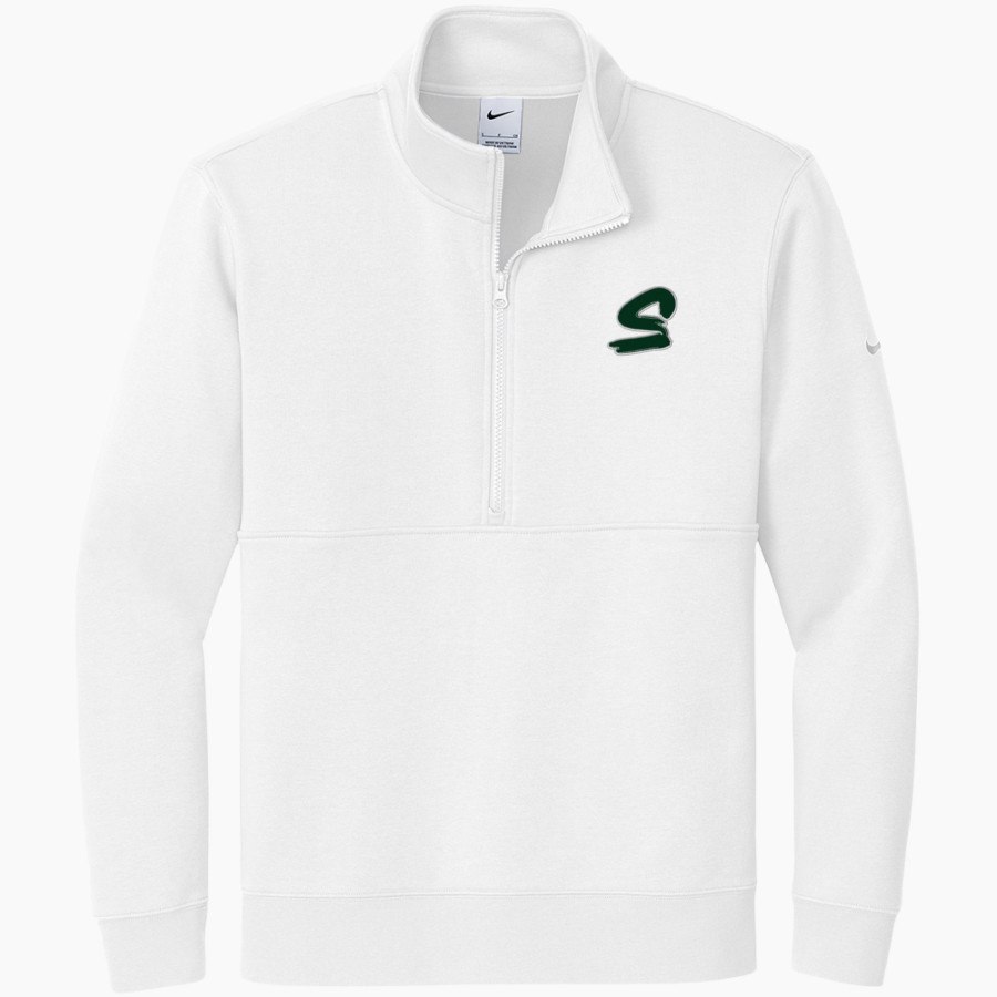 Smithfield Basketball Association Nike Men's Club Fleece Sleeve Swoosh 1/2-Zip Pullover