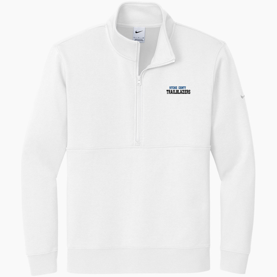 Ritchie County Trailblazers <span class="pdp-name-mascot">Ritchie County Trailblazers</span> Nike Men's Club Fleece Sleeve Swoosh 1/2-Zip Pullover