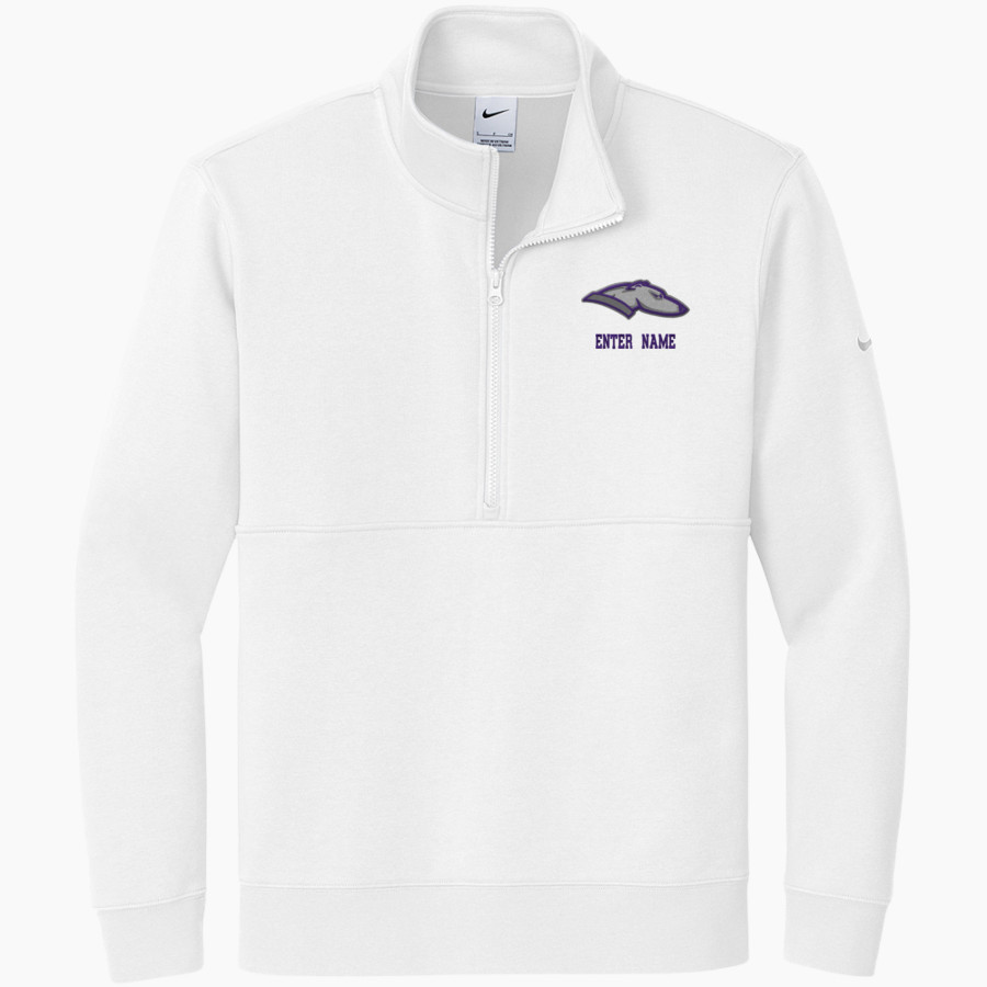LEBANON COMMUNITY HIGH SCHOOL GREYHOUNDS <span class="pdp-name-mascot">LEBANON GREYHOUNDS</span> Nike Men's Club Fleece Sleeve Swoosh 1/2-Zip Pullover