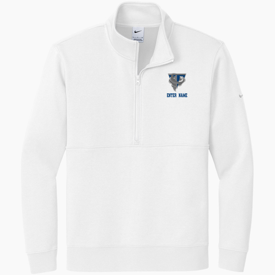 Terrell Lane Tornadoes <span class="pdp-name-mascot">Terrell Lane Tornadoes</span> Nike Men's Club Fleece Sleeve Swoosh 1/2-Zip Pullover