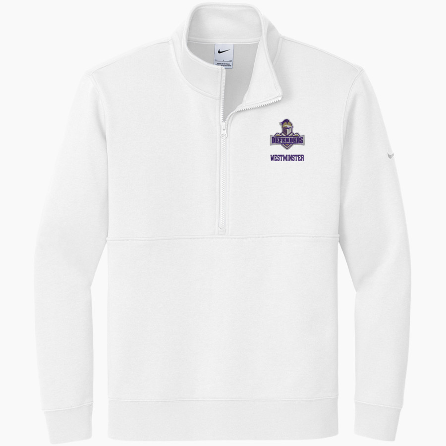 Westminster Defenders <span class="pdp-name-mascot">Westminster Defenders</span> Nike Men's Club Fleece Sleeve Swoosh 1/2-Zip Pullover