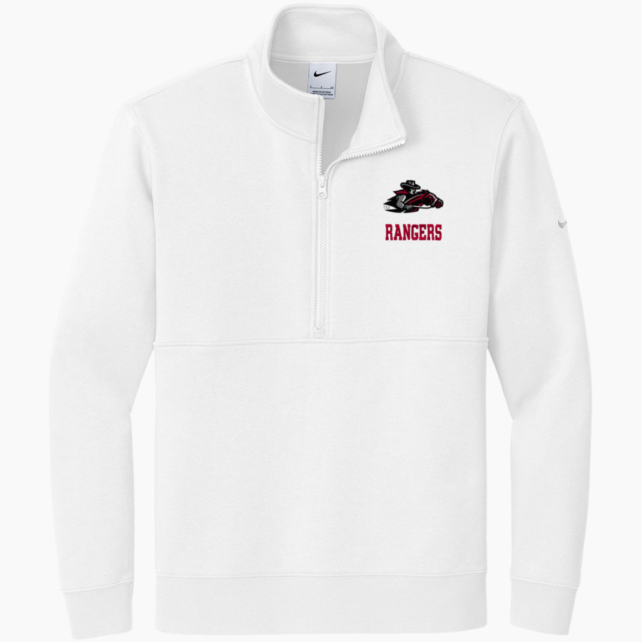 TERRY HIGH SCHOOL RANGERS <span class="pdp-name-mascot">TERRY RANGERS</span> Nike Men's Club Fleece Sleeve Swoosh 1/2-Zip Pullover