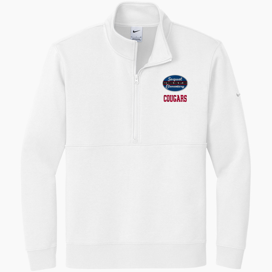 Soquel Cougars <span class="pdp-name-mascot">Soquel Elementary School Cougars</span> Nike Men's Club Fleece Sleeve Swoosh 1/2-Zip Pullover