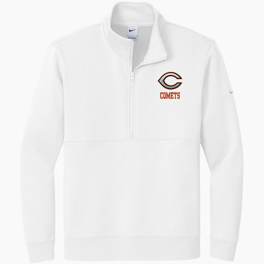 Crater Comets <span class="pdp-name-mascot">Crater Comets</span> Nike Men's Club Fleece Sleeve Swoosh 1/2-Zip Pullover