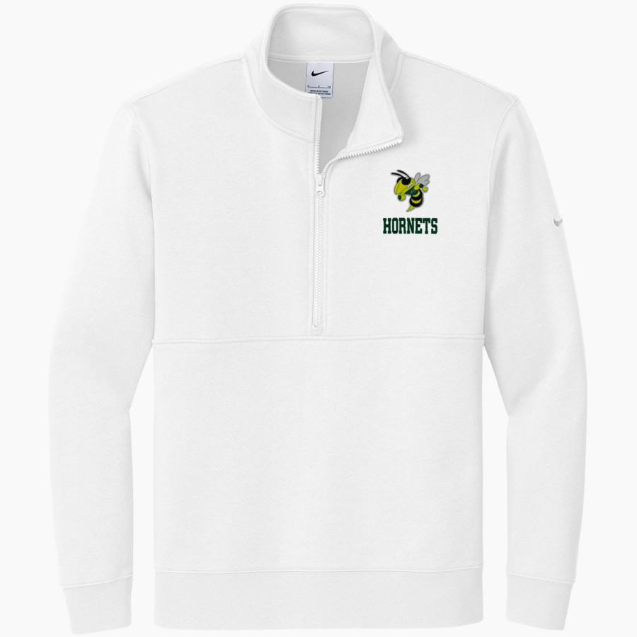 Heatly Hornets <span class="pdp-name-mascot">Heatly Hornets</span> Nike Men's Club Fleece Sleeve Swoosh 1/2-Zip Pullover