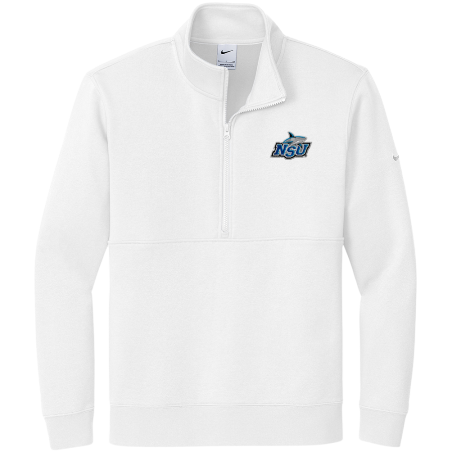 Nike Men's Club Fleece Sleeve Swoosh 1/2-Zip Pullover - Nova Nike Men's Club Fleece Sleeve Swoosh 1/2-Zip Pullover - Nova