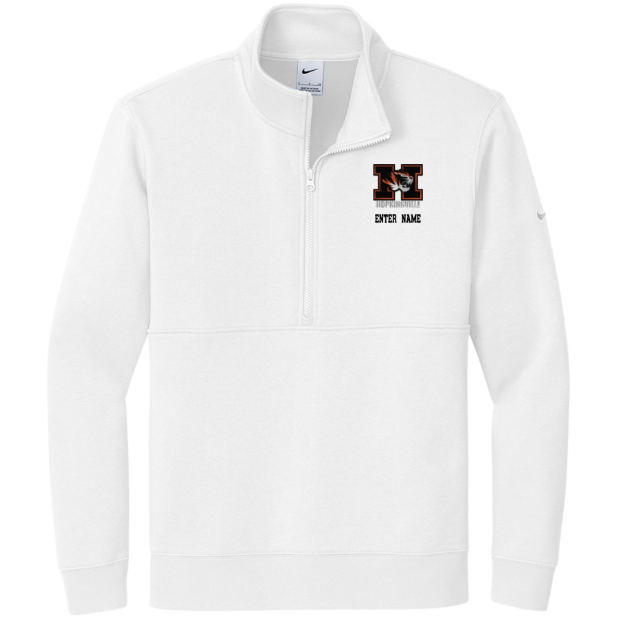 HOPKINSVILLE HIGH SCHOOL TIGERS <span class="pdp-name-mascot">HOPKINSVILLE TIGERS</span> Nike Men's Club Fleece Sleeve Swoosh 1/2-Zip Pullover