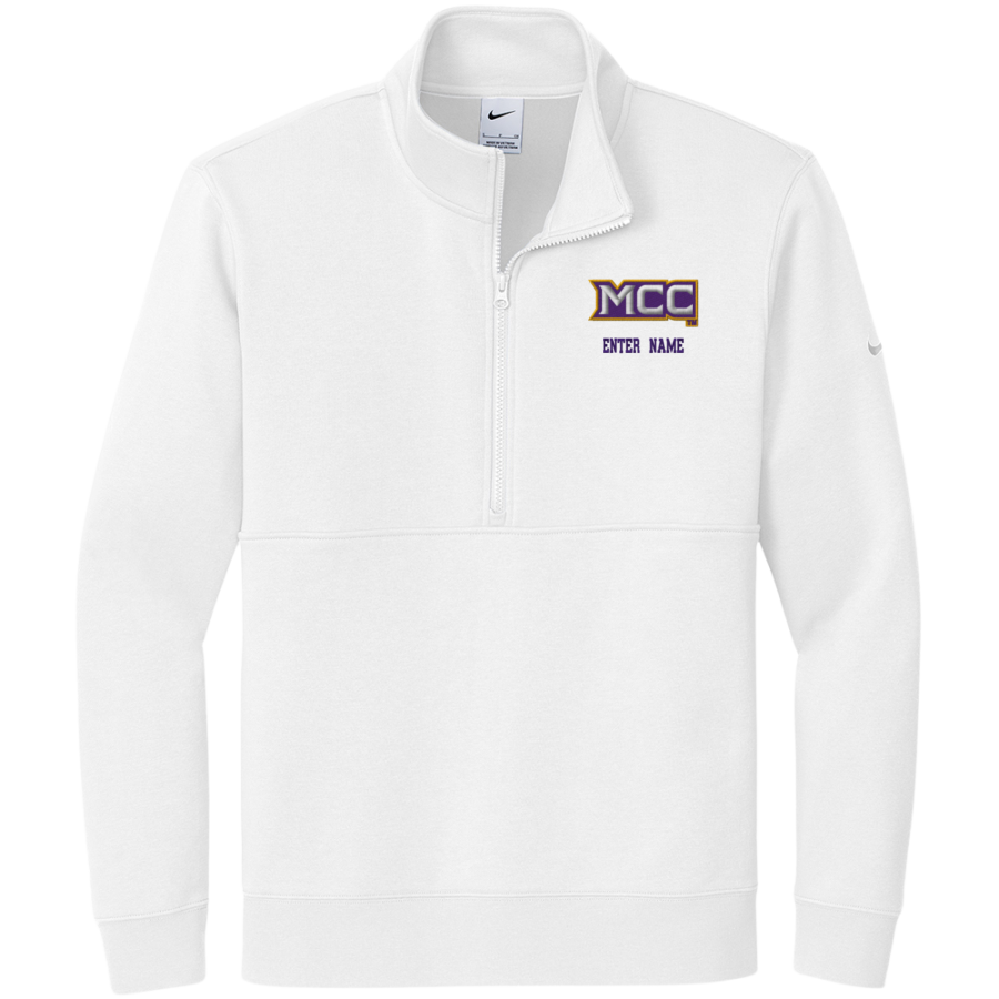 McHenry County College Scots <span class="pdp-name-mascot">McHenry County Lions</span> Nike Men's Club Fleece Sleeve Swoosh 1/2-Zip Pullover