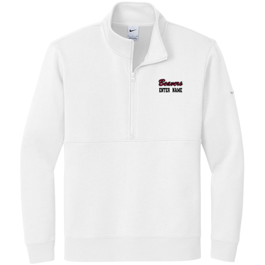 DUBOIS AREA SENIOR HIGH SCHOOL BEAVERS <span class="pdp-name-mascot">DUBOIS AREA BEAVERS</span> Nike Men's Club Fleece Sleeve Swoosh 1/2-Zip Pullover
