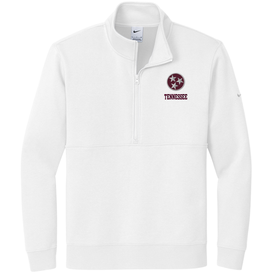 Tennessee Vikings <span class="pdp-name-mascot">Tennessee Vikings</span> Nike Men's Club Fleece Sleeve Swoosh 1/2-Zip Pullover