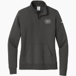 St. Cloud State University The Official Online Store <span class="pdp-name-mascot">St. Cloud State Huskies</span> Nike Women's Club Fleece Sleeve Swoosh 1/2-Zip Pullover Front Thumbnail