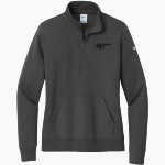 4th Down University 4th Down University <span class="pdp-name-mascot">4th Down University</span> Nike Women's Club Fleece Sleeve Swoosh 1/2-Zip Pullover Front Thumbnail