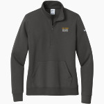 Cabin Branch Bears Nike Women's Club Fleece Sleeve Swoosh 1/2-Zip Pullover Front Thumbnail