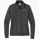 Woods Charter Wolves Nike Women's Club Fleece Sleeve Swoosh 1/2-Zip Pullover Front Thumbnail